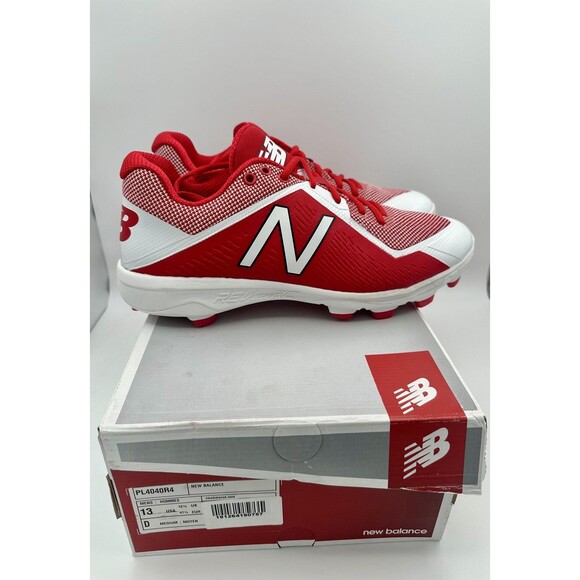 NEW New Balance 4040 PL4040R4 mens red baseball cleats shoes US 13 EU 47.5 - Picture 1 of 7